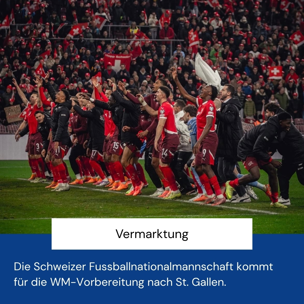 Schweizer Nati kommt nach St. Gallen